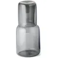Philippi Design Wasserkaraffe Set VIVA + Trinkglas - grau - mundgeblasen