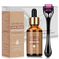 Microneedling Hautroller Set mit Haarwachstum Serum - 0,5mm Nadeln