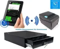 Mobile Kasse für Gastronomie Bondrucker Geldlade Kellner-Terminal Kassensoftware