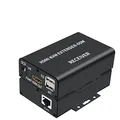 1080P HDTV 60M KVM Extender HDMI-kompatibel USB-A Tastatur Maus 3,5 mm AUX Aluminiumlegierung auf CAT6 RJ45 LAN Ethernet Extender (60 m)