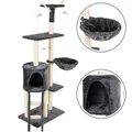 Kratzbaum Spielbaum für Katzen Sisal große Katzen Kletterbaum 140 cm