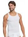 Schiesser Herren fijnripp 5121 Unterhemd, Weiß (100), M EU