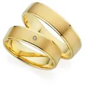 Phönix Trauring Schmuck Geschenk Gold 333 Trauring Ehering LIEBE versch. Varianten, Made in Germany, wahlweise mit oder ohne Brillant gelb|goldfarben 61