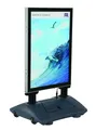 LED Gehwegaufsteller WindPro® wasserdicht windstabil DIN A1 Outdoor Aufsteller