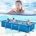 Intex Frame Pool Family 450x220x84cm Swimming Pool Schwimmbecken Schwimmbad