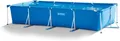 Intex Rechteckiger Frame Pool - Aufstellpool - Blau, 450 x 220 x 84 cm, Garten