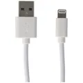 AccuCell USB Lade- & Synckabel für iPhone, Apple iPod oder iPod mit Lightning Connector, weiß 2 Meter