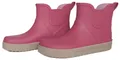 Gummistiefel, GoEasy Kindergummistiefel – Chelsea Boots, Barfußschuhe, kurze Kindergummistiefel, bequem und modisch, mit reflektierendem Streifen, antibakterieller Innensohle und rutschfester Sohle, Dunkelrosa, 24/25
