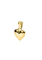 Purelei Aloha Love Charm Anhänger Herz aus Edelstahl vergoldet – Liebe Mitgefühl Schmuck – 12,4x11,8mm Damen Charm – Gold Silber Roségold Geschenk
