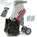 IKRA Elektro Gartenhäcksler Messerhäcksler IMH 2500| 2500 W | Äste bis 45 mm | Wendemesser | inkl. 45 L Fangsack, Stopfer, Ersatzmesser & Schutz...