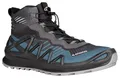 Lowa Wanderschuhe Merger Mid GTX (All-Terrain, Synthetik/Textil, wasserdicht) stahlblau/anthrazitgrau Herren