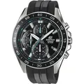 Casio EFV-550P-1AVUEF Herren-Armbanduhr, Edelstahl-Gehäuse - Schwarz/Schwarz