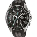 Chronograph CASIO EDIFICE, schwarz (schwarz, türkis), Armbanduhren, Herren, Quarzuhr, Armbanduhr,Herrenuhr, Edelstahlarmband,bis 10bar wasserdicht