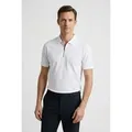 OLYMP Poloshirt Casual regular fit weiß XL (56/58)