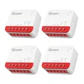 4Packs Sonoff Zigbee Smart Rolladenschalter Jalousie Zeitschaltuhr APP-Steuerung