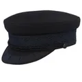 Balke Schiebermütze Prinz Heinrich Mütze aus Popelinenstoff blau 58