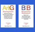 Arbeitsgesetze 108. Auflage 2026 + BGB 97.Auflage 2026 - ARBG + BGB