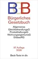 Bürgerliches Gesetzbuch mit Allgemeinem Gleichbehandlungsgesetz, Produkthaftu...
