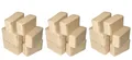 Holzbriketts 3x 10kg naturbelassen Kaminbrikett Heizbrikett Brennholz Kaminholz