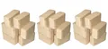 Holzbriketts 3x 10kg naturbelassen Kaminbrikett Heizbrikett Brennholz Kaminholz
