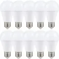 10 x LED Leuchtmittel 9W = 60W E27 opal matt 820lm warmweiß 3000K 270°