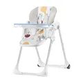 Kinderkraft Hochstuhl YUMMY, Kinderhochstuhl, Babystuhl, Kombihochstuhl, ab den Ersten Lebensmonaten, Fußstütze, Halbliegende Position, Bezug aus PU, Einfach zu Reinigen, Mehrfarben