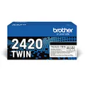 Brother Original TN2420TWIN Bundle mit 2 Tonern, schwarz, ca. 6000 Seiten, für MFCL2710DW/MFCL2710DN/MFCL2730DW/MFCL2750DW/DCPL2510D/DCPL2550DN/HLL231 0D/HLL. 2350DW/HLL2370DN/HLL2375DW, Doppelpack