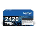 4977766812764 Brother Toner TN-2420TWIN Schwarz 2er Pack bis zu je 3.000 Seiten