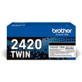 TN-2420 Brother Twin Toner-Kit + 25 Reinigungsblätter für Laserdrucker