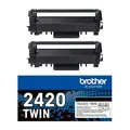 Brother TN2420 TWIN Toner schwarz 2er Pack Original Vorteilspack