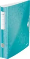 LEITZ® Ordner Active WOW, DIN A4, Rückenbreite 65 mm, 5 Stück, eisblau 183956