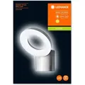 LEDVANCE LED Wand- und Deckenleuchte, Leuchte für Außenanwendungen, Warmweiß, Endura Style Wall Loop - Silber