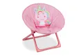 relaxdays Kinderklappstuhl Moonchair Kinder klappbar, Unicorn