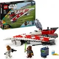 LEGO Star Wars Jedi Bobs Sternjäger, Bauspielzeug, Spielzeug-Sternenschiff aus LEGO Steinen, beliebter Charakter, Geburtstagsgeschenk für Jungen,... - Rot