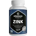 ZINK 25 mg hochdosiert vegan Tabletten, 180 St PZN 12741486