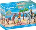 PLAYMOBIL 71470 Horses of Waterfall Starter Pack Reitausflug an den Strand mit Amelia und (71470)