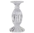 Chic Antique Kerzenhalter Chic Antique Kerzenhalter mit Perlkante Glas Klar 19x10 cm