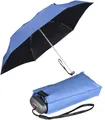 Knirps mini Taschenschirm Travel mit UV- und Hitze-Schutz - blue - black coating