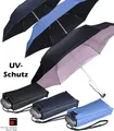 Knirps Regenschirm Damen Taschenschirm klein leicht flach Travel UV-Hitze-Schutz