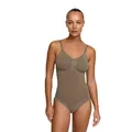 cfab Shapewear Damen Body Bauchweg mit Slip, Sculpting Bodysuit figurformend für Taille und Mitte, verstellbare Träger, glatte Silhouette unter Kleidung, Strong Support, weich atmungsaktiv XS-5XL Slim
