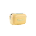 Kreher® Kühlbox Passive Polarbox Kühltaschen Polar in Retro Vintage Design aus Kunststoff mit polystyrol (Airpop) thermische Isolierung (Gelb, 20 L)