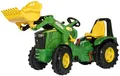 rolly toys® Trettraktor rollyX-Trac Premium John Deere 8400R, inkl. rollyTrac Lader und Zweigangschaltung