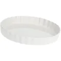 La Porcellana Bianca  Quicheform, Weiß, Keramik, 25x2x25 cm, Backen, Backformen