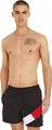 Tommy Hilfiger Herren Badeshorts Medium Drawstring Mittellang, Schwarz (Black), XL