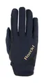 Roeckl Sports Reithandschuh MARENO, Freizeit Sommer Handschuh, Schwarz 7.5