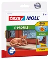 tesa Dichtungsbänder tesamoll E-Profil Gummidichtung 9 mm x 6 m braun 05463-00121-03