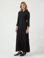 Y.A.S Hemdblusenkleid YASSAVANNA LONG SHIRT DRESS Sommerkleid, mit 3/4 Ärmel