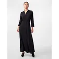 Y.A.S Hemdblusenkleid YASSAVANNA LONG SHIRT DRESS mit 3/4 Ärmel schwarz S (36)