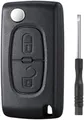 Schlüssel Gehäuse Fernbedienung kompatibel für Citroen C2 C3 C4 C5 C6 C8 Xsar...