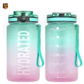 Sahara Sailor Trinkflasche mit Zeitmarkierung Tritan BPA-frei Auslaufsicher